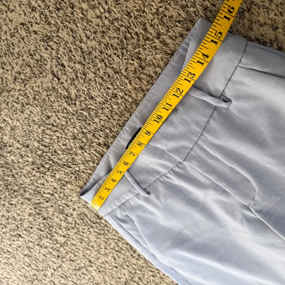 ROZ & ALI Women Grey Wide‎ Leg Cropped Dress Pants Size 4 Business Casual